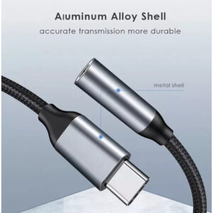 Dac Adaptador Tipo C Para P2 3.5mm Compatível Com Samsung /Xiaomi /Motorola