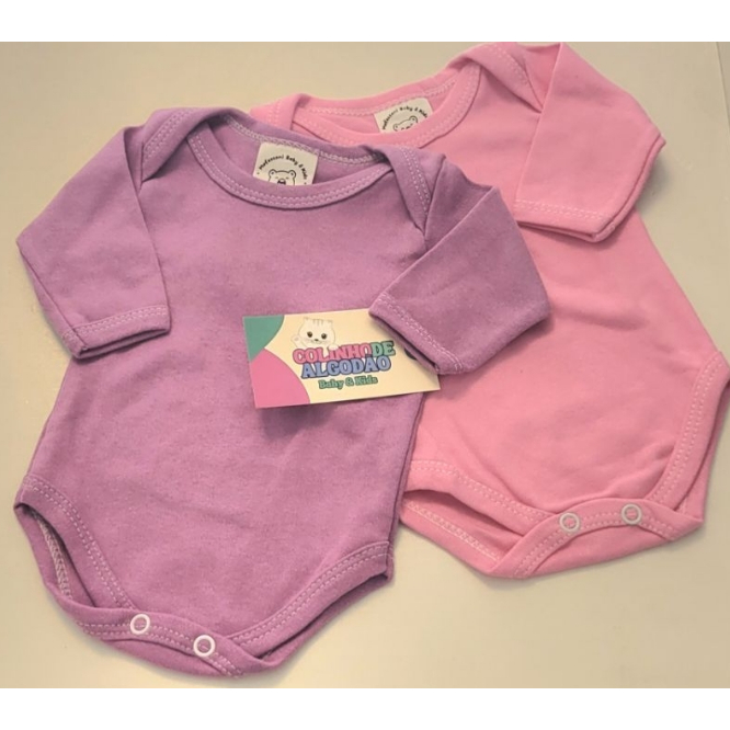 KIT 3 BODY PREMATURO MENINA OU MENINO 100% ALGODÃO. ROUPA DE BEBE. MATERNIDADE