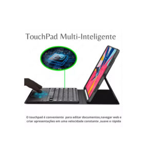 Capa Case Teclado Touchpad Com Slot Para Caneta Compatível iPad 7/8/9 A2197  A2270 A2602 Tela 10.2 Polegadas