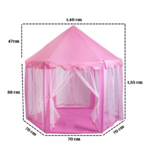 barraca casinha cabana infantil tenda castelo princesa + com/sem luzes led rosa e azul promoçao melhor preço postagem imediata