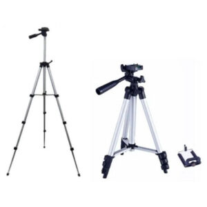 Tripé em Alumínio Telescópico Universal 1.48 Metro P/Câmera Celular C  altura ajustável cabeça móvel tripod profissional