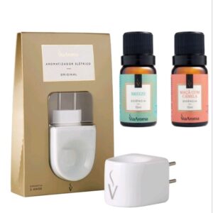 Aromatizador Difusor de Essência  Porcelana Original c/2 Essências – Via Aroma