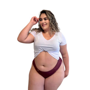 3 Calcinha fio sexy plus size calcinha lisa com renda sexy ViDa Store lingerie feminina sensual