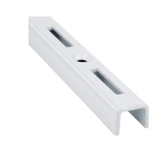 6 Trilhos Cremalheiras Simples 100cm 50cm Preto Branco