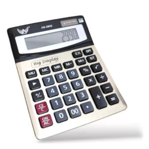 Calculadora De Mesa Tela E Teclado Grande Incluso Com Pilha 12 Dígitos