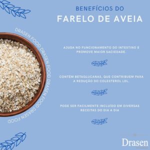 Kit 3Kg Farelo de Aveia – Drasen Food