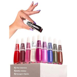 kit C/10 Esmates Coleçâo Cor Sua Moda 5 Lançamento