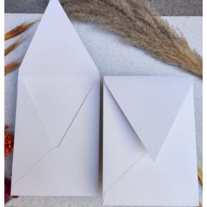 Envelope para Convite Vertical – Modelo Aba Bico – 16×22 – Kit 10 unidades