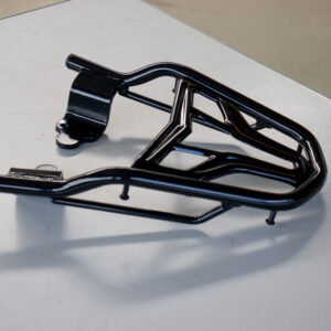 Bagageiro Yamaha Crypton 115 2010 Até 2017 Suporte para Bau Preto Reforçado