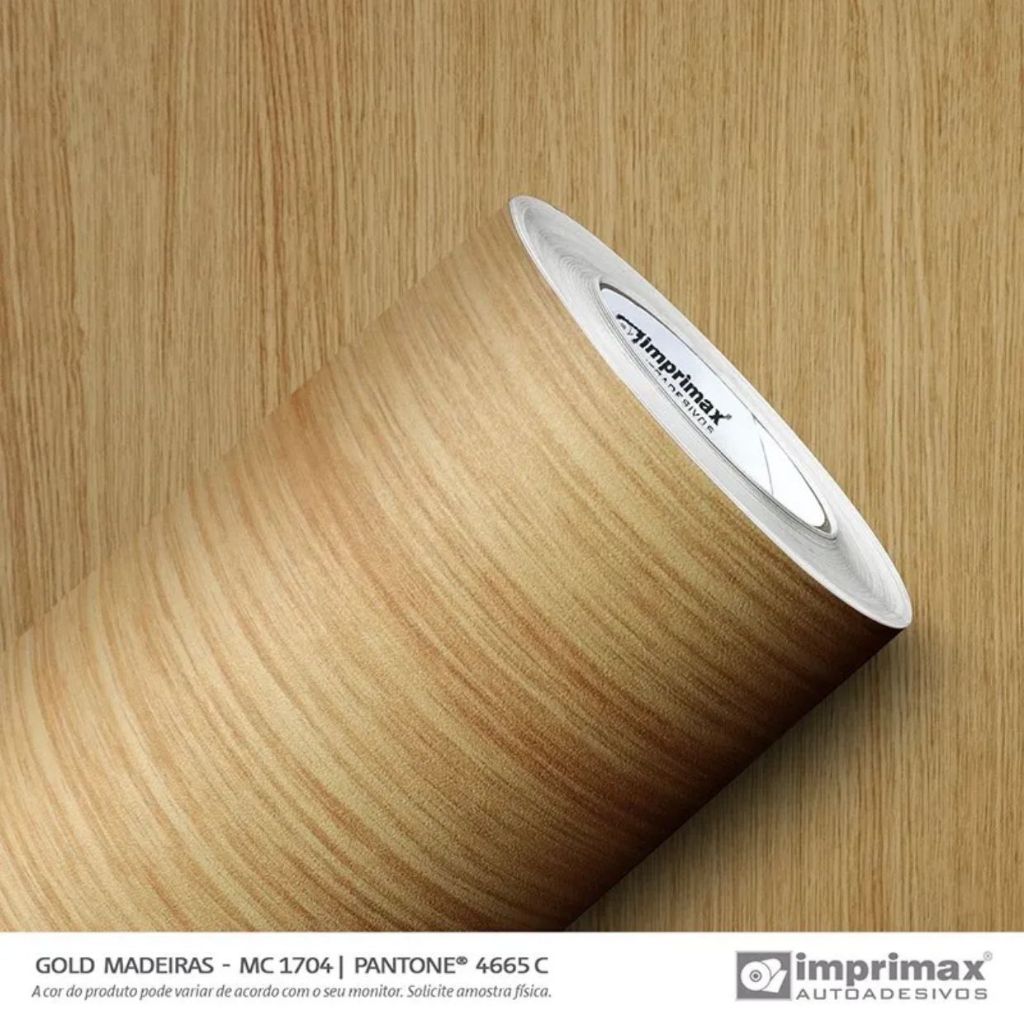 Adesivo Lavável Para Banheiro, Moveis, Pia, Paredes Madeira Carvalho MC1704 - 60cm de largura