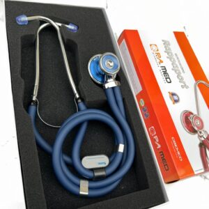 Estetoscópio Rappaport Azul P.A.Med 2 Anos Garantia Ideal Enfermagem Estudante Medicina e Saúde