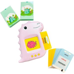 Brinquedo Card Infantil Cartão Fala Inglês Português  Autismo Alfabetização