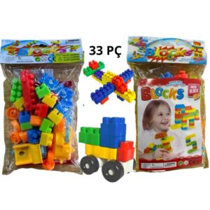 blocos de montar infantil grande Monta e Desmonta Brinquedos Educativos oferta