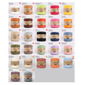 Fio De Malha Para Crochê Premium 35mm Noble Fio Grosso