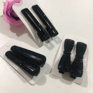 Presilhas Pretas/ Cabelos Acessórios Feminino/ Presilhas com Bico de pato