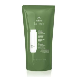 Natura Lumina Refil Shampoo e Condicionador Para Cabelos Cacheados 300ml Cada