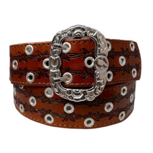 Cinto Country Muladeiro Guaiaca Feminino De Couro Legítimo Top