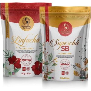 Kit 2 Chás Maravilhas da Terra 120gr 1SB 1L