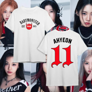 Camiseta T-shirt Unissex Algodão Kpop Integrantes BabyMonster