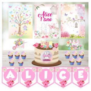 Kit Festa Jardim Encantado