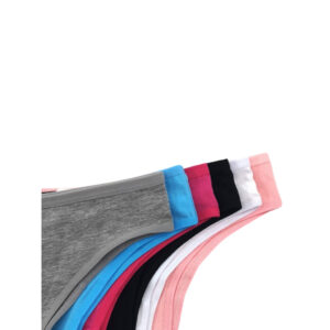 KIt 05 e 10 Calcinha Juvenil Infantil Confortável Algodão Viés Tanga Forro 100% Algodão C-01