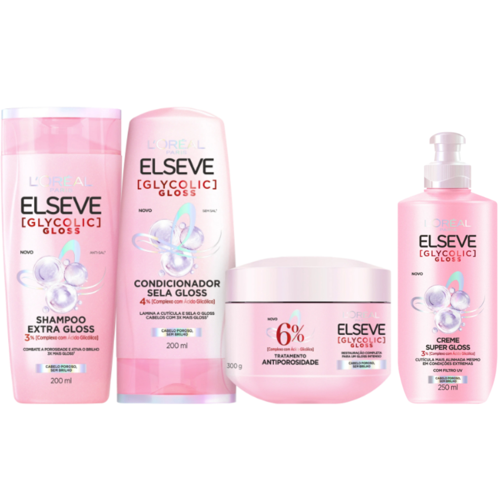 Kit Elseve Glycolic Gloss - Escolha seu Kit