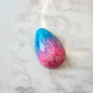 Forma Páscoa Ovo Liso 100g Bwb C/ Silicone  2 Cavidades