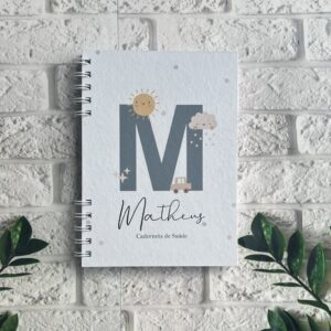 Caderneta De Vacinação Menina ou Menino Personalizada C/ Nome – Raio de sol