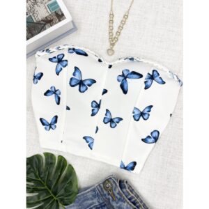 Azalea Cropped Borboleta Com Bojo Em Neoprene 035