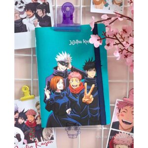 Sketchbook Pocket A6 Brochura | Escolha sua Capa de Anime | Sem Pauta para Desenho