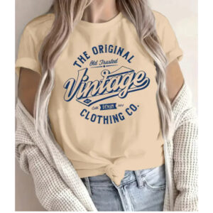 T shirt Feminina Estampada Vintage