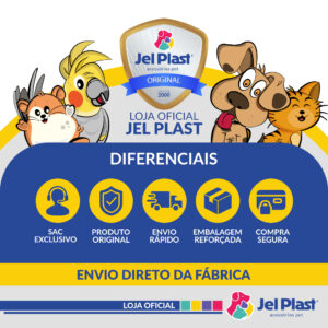 Telhado gaiola calopsita teto plástico Jel Plast