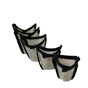 Kit Focinheira de Polipropileno do Nº 1 ao Nº 5 Com Borda Costura