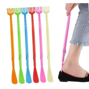 Coçador De Costas Mãozinha e Calcadeira Longa De Sapato