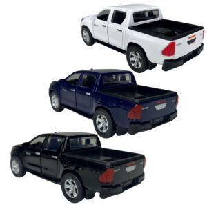 Carrinho miniatura hilux de ferro abre porta modelo premiu