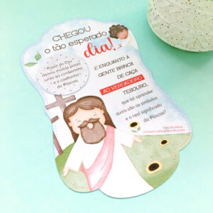 Kit Caça aos Ovos Cristão/Kit Caça ao Tesouro Páscoa