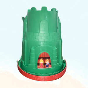 Balde Praia Castelinho c 2 Acessórios Infantil Brincar Areia