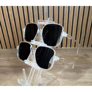 Óculos de Sol Feminino Masculino Quadrado Armação Grande Tendência 2025 com Proteção UV