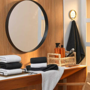 kit 20/10/ 6 toalhas Pretas e branca com alta qualidade, rosto, perfumadas 70×48 salão, barbearia