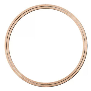 Bastidor em Mdf cru 6 mm Kit com 5 ou 10 unidades redondo ou quadrado crochê moldura bordado porta aliança