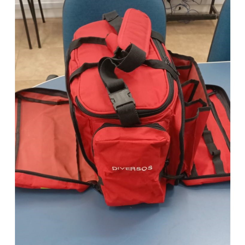 Bolsa APH Atendimento Pré Hospitalar Primeiros Socorros Equipamentos Saude Socorristas Grande Mod041e