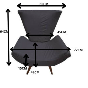 1 CAPA PROTETORA POLTRONA CANOA VEGAS BORBOLETA VARIAS CORES