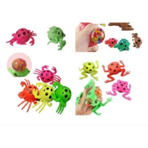 Kit 2/4/6 Squishy Ball sapo/cili/aranha  Stress BallSplash De Apertar Top Melhor Presente aniversarios