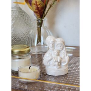 Kit Lembrança de Casamento Caixa Convite Sagrada Familia de 7cm