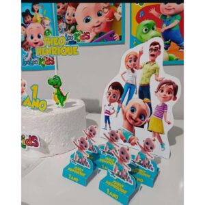 kit festa decoração só um bolinho mesversario Looloo Kids / Loo Loo Kids