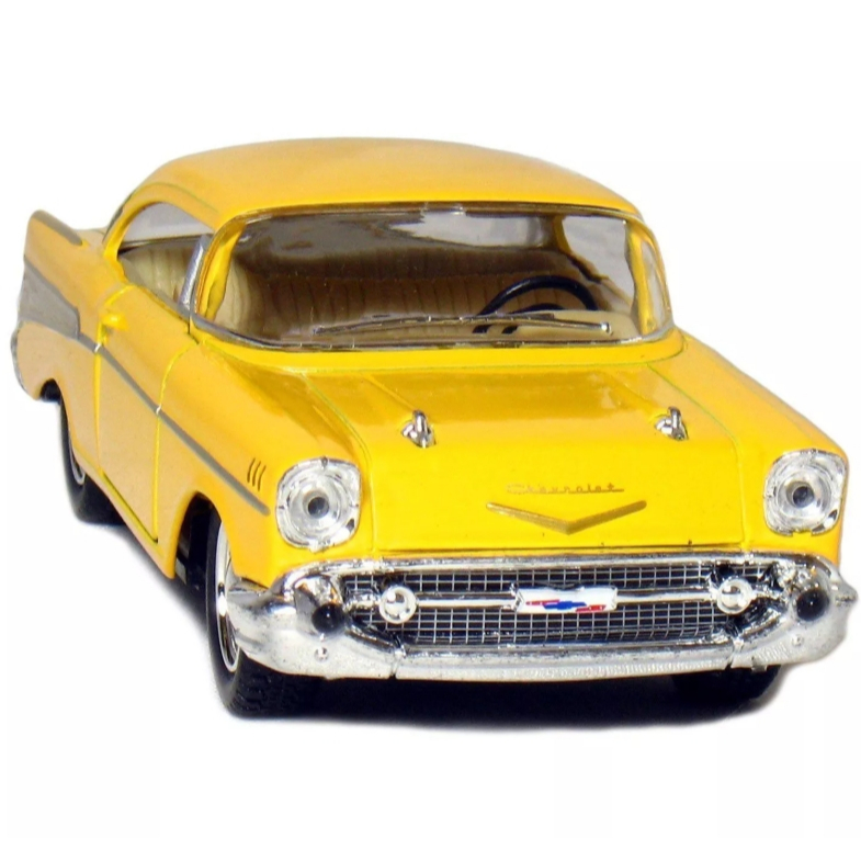 Miniatura 1957 Chevy Bel Air KiNSMART 5" Die-cast abre portas original
