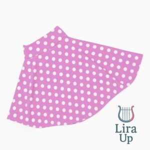 Saia de Bolinha Infantil anos 60 retro