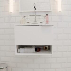 Gabinete Para Banheiro Com Porta Sem Cuba 45CM