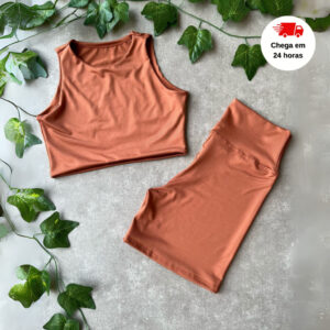 Conjunto Fitness Academia Top Regata  + Shorts