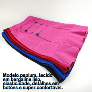 Saia Bergaline Grosso Com Elasticidade Veste 36 Ao 48 Moda Evangélica Saia Longa